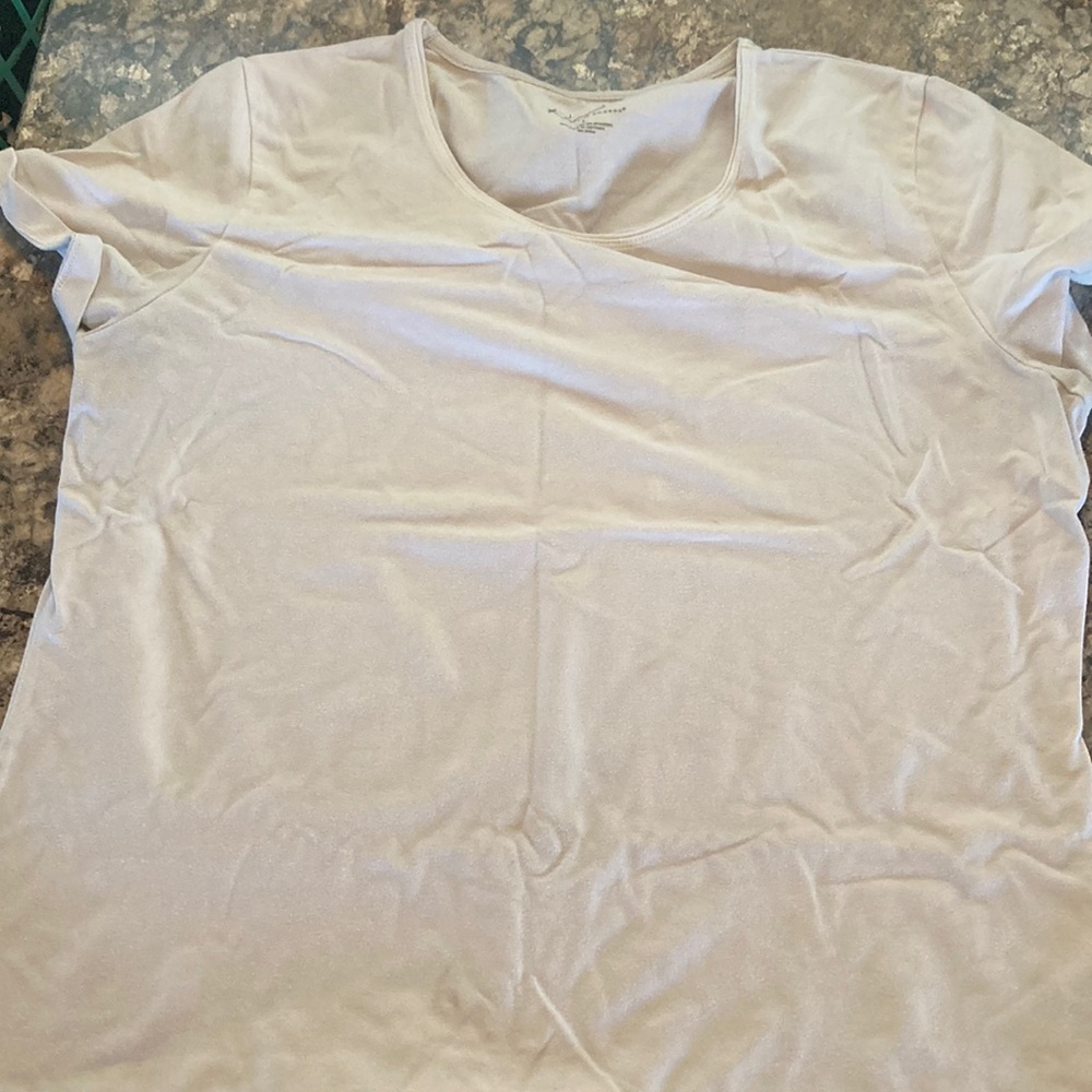 Large plain white shirt